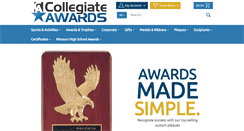 Desktop Screenshot of collegiateawards.com